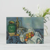 Carte De Remerciements Paul Cezanne - Vie morte avec pommes (Debout devant)