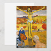 Carte De Remerciements Paul Gauguin - Le Christ Jaune (Devant / Derrière)