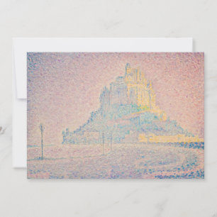 Carte De Remerciements Paul Signac - Mont Saint Michel, Brume et Soleil