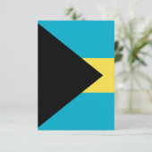 Carte De Remerciements pavillon des Bahamas (Debout devant)