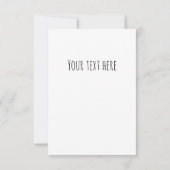 Carte De Remerciements Paw Paw Traces personnalisées (Dos)