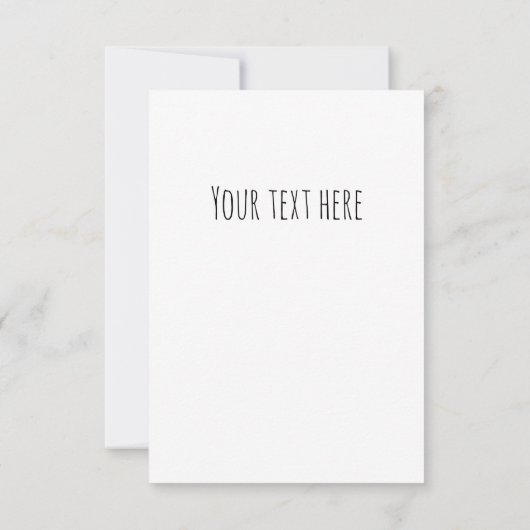 Carte De Remerciements Paw Paw Traces personnalisées (Dos)