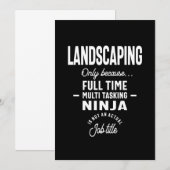 Carte De Remerciements Paysage Titre du travail Cadeau (Devant / Derrière)