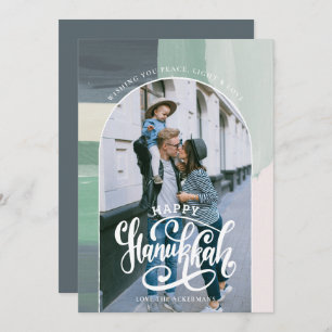 Carte De Remerciements Peace Love Light Bonne photo Hanoukka