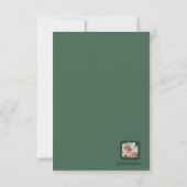 Carte De Remerciements Peach Flower (Dos)