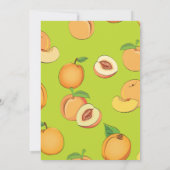 Carte De Remerciements Peach Pattern 4 (Dos)