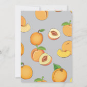 Carte De Remerciements Peach Pattern 6 (Dos)