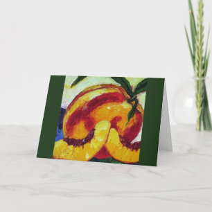Carte De Remerciements Peach Thank You Card