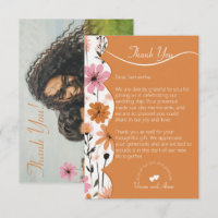 Pêche floral arder et Mariage orange brûlé