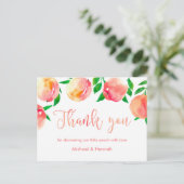 carte de remerciements pêche, petit baby shower pê (Debout devant)