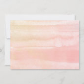 Carte De Remerciements Pêcher Floral Mariage 3 Photos (Dos)