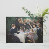 Carte De Remerciements Peder Severin Kroyer - Hip, Hip, Hurrah ! (Debout devant)