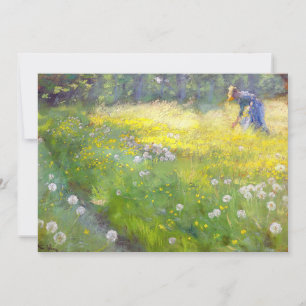 Carte De Remerciements Peder Severin Kroyer - Marie Kroyer dans le jardin