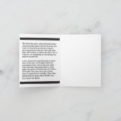 Carte De Remerciements peinture aquarelle Boxer + Paradis, histoire de fe (Intérieur)