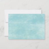 Carte De Remerciements Peinture aquarelle de cascade (Dos)