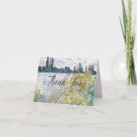 Peinture artistique de Monet Rivière Fleurs Jaunes