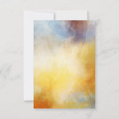 Carte De Remerciements Peinture d'anniversaire (Dos)