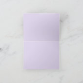 Carte De Remerciements Peinture de montgolfière sur des fleurs (Intérieur)