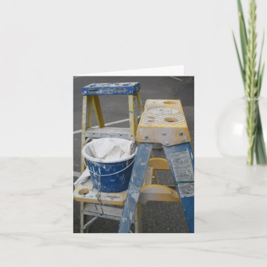 Carte De Remerciements peinture humide (Devant)