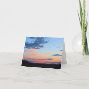 Carte De Remerciements Peinture Pastel Dusk