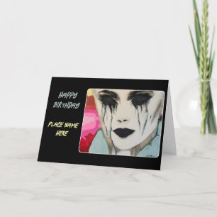 Carte De Remerciements Peinture sur un