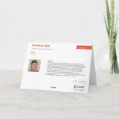 Carte De Remerciements Penguin Fun - Dessins Enfants pour CHOC (Dos)