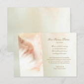 Carte de remerciements perdu de perte d'amour (Devant / Derrière)