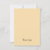 Carte De Remerciements Perruche et Fleur sauvage (Dos)