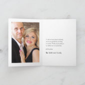 Carte De Remerciements Persimmon Floral Mariage (Intérieur)