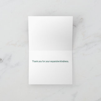 Carte De Remerciements Personalized Boho Mountain Thank You Card 