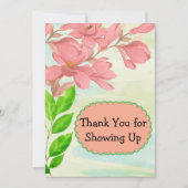 Carte De Remerciements Personalized Counseling Appreciation Note – Custom (Devant)