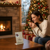 Carte De Remerciements “Personalized Family Christmas Photo Card”