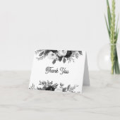 Carte De Remerciements Personalized Floral Wedding Thank You Notes (Devant)