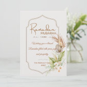 Carte De Remerciements Personalized Ramadan Mubarak Greeting Card (Debout devant)