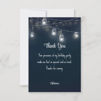 Carte De Remerciements Personalized Thank You Custom Sentiment Signature 
