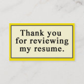 Carte de remerciements personnalisable d'affaires (Dos)