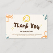 Carte de remerciements personnalisé Business Paste (Devant)