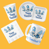 Carte De Remerciements Personnalisé Fun Cute Hanoukka Gnomes