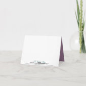 Carte de remerciements personnalisé Inséparables ( (Dos)