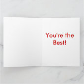 Carte de remerciements personnalisé par base-ball (Intérieur)