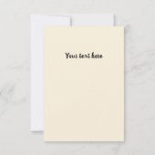 Carte De Remerciements Personnalisé Retro Boho Desert Cactus Mariage (Dos)