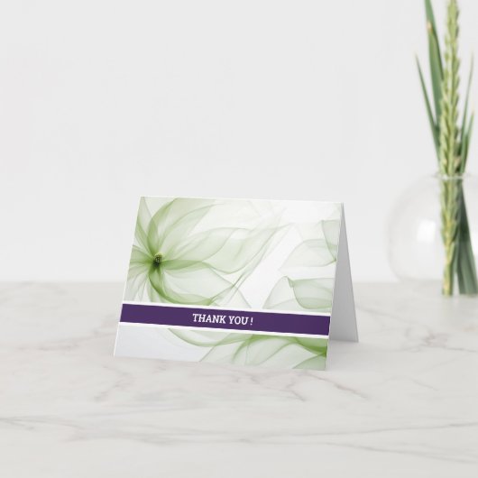 Carte de remerciements personnalisée (Devant)