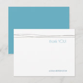 Carte de remerciements personnalisée Oh Boy (Devant / Derrière)