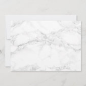 Carte De Remerciements Personnaliser garçon Confirmation Marble Gold cros (Dos)