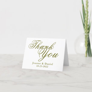 Carte De Remerciements Personnaliser le Mariage unique