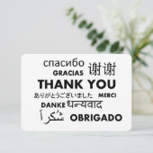 Carte De Remerciements Personnel de l'hôtel et ménage (Debout devant)