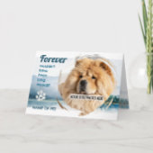 Carte De Remerciements PET LOSS your photo & name Memorial Card