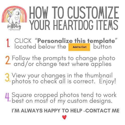 Carte De Remerciements PET LOSS your photo & name Memorial Card