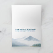 Carte De Remerciements PET LOSS your photo & name Memorial Card (Intérieur)