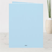 Carte De Remerciements Peter le lapin assis en pot Plante (Dos)